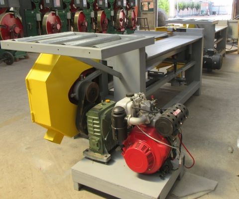 Pallet Dismantling Machine For Nail Cuttings , Diesel Wood Pallet Dismantler