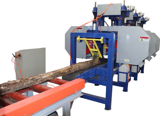 High Precision Sawmill Multi Head Horizontal Band Saw Wood Saw Machine Horizontal