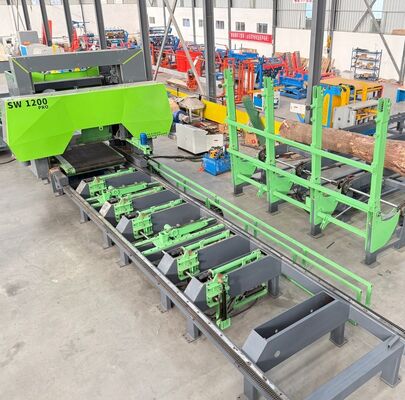 Heavy-Duty Horizontal Hydraulic Band Sawmill SW1200PRO