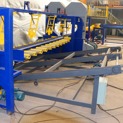 Automatic Wood Bandsaw Twin Vertical Band Sawmill Equipment for log cutting