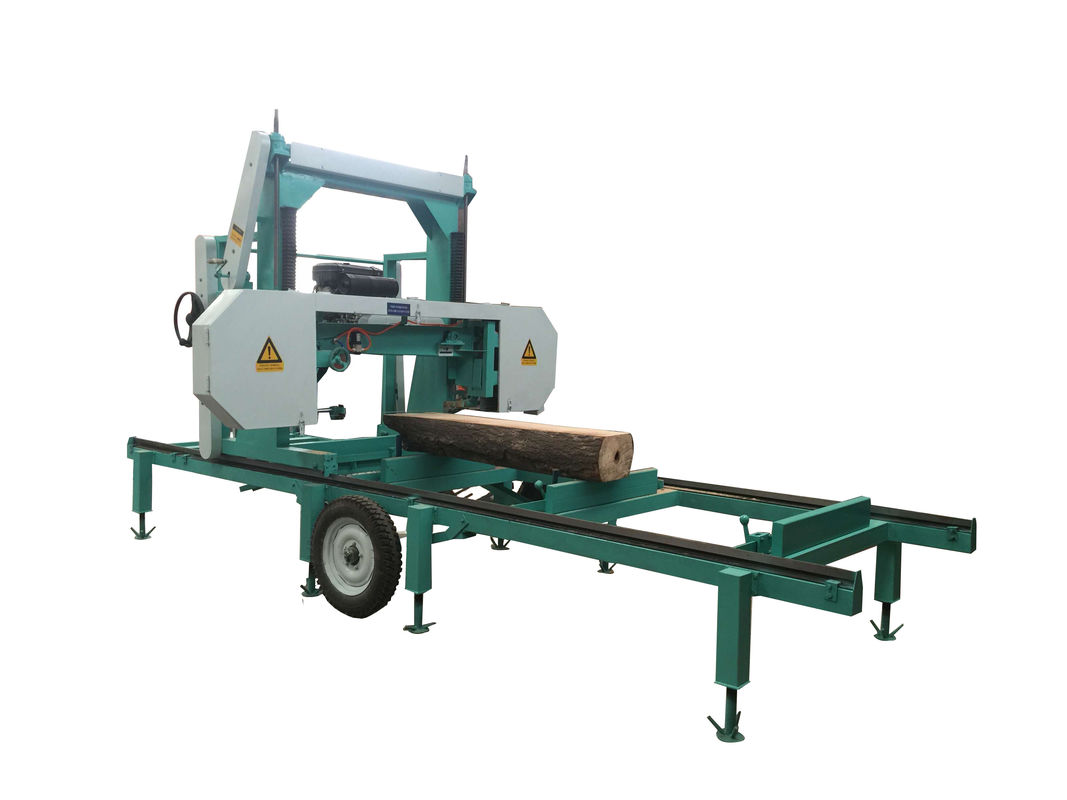 Diesel Horizontal Portable Band Saw Machine For Cutting Tree Trunk