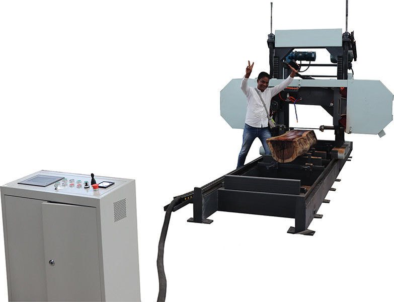 Electric Wood Cutting Horizontal Portable Band Saw Mill ,CNC automatic Sawmill