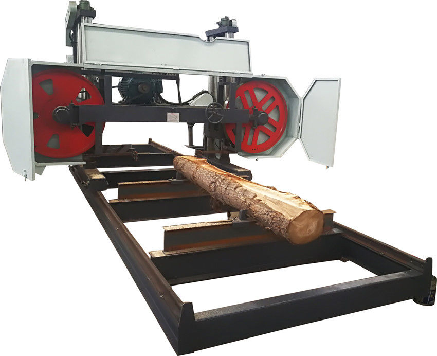 80HP Diesel Large Bandsaw Mill 2500mm Automatic Saw Mill Machine