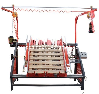 Pallet wood nailing machine, Pneumatic Wood Pallet Nailing Machine width max. 3300mm