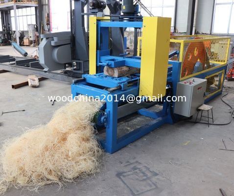 Maszyna do produkcji liny Wool Wooden Firelighter Wooden Wool Shaving Machine
