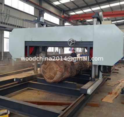Dia 2500mm CNC Horizontal Automatic Wood Bandsaw Machine Band Saw Do Afrykańskiego cięcia drewna