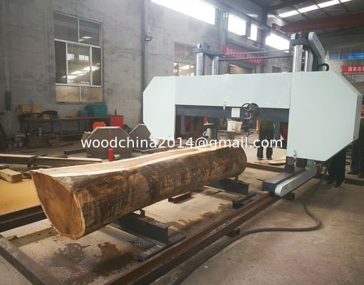 wysokiej jakości Log Wood Processing Sawmill Machine Horizontal Portable bandsaw saw saw mill Woodworking band Sawmill