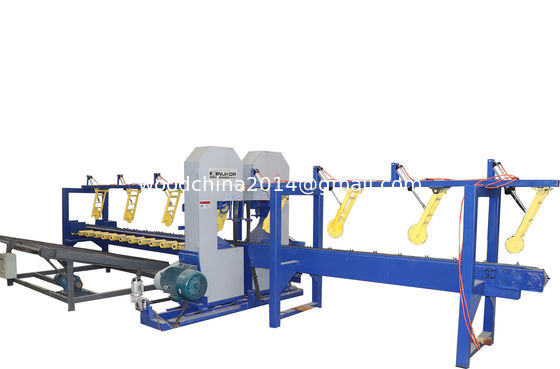 Maszyna do piły drzewnej CNC Twin Vertical Band Saw Machine Do sprzedaży