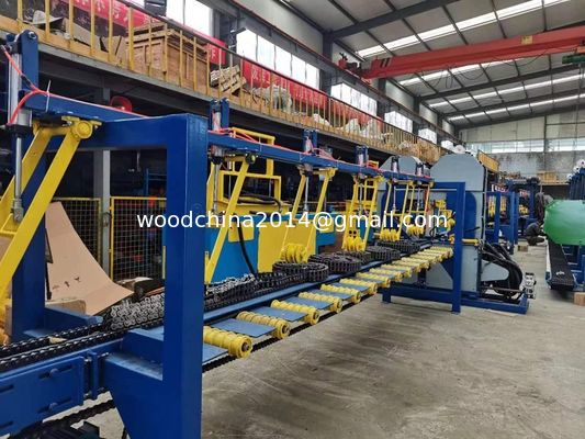 Wood Pallet Production Line Twin Vertical Band Cutting Wood Machine