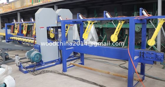 Maszyna do piły drzewnej CNC Twin Vertical Band Saw Machine Do sprzedaży