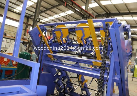 Stringer Pallet Machine do wytwarzania drewnianych palet Automatyczna maszyna do wytwarzania drewnianych palet