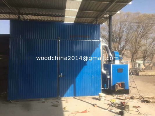 Kiln Wood Drying Equipment With Burning Coal / Firewood, Pallet Treatment Kiln