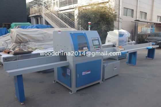 Maszyna do drzewnych palet CNC Automatyczna Maszyna do drzewnej piły do sprzedaży, 450 mm ostrze piły, 2-6m stolik do żywienia