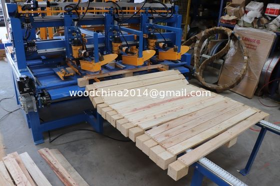 Maszyny do obróbki drewna Maszyny do produkcji palet Pielgrzebiarnia Plywood Foot Pier Cutting Machine for Cutting and Nailing