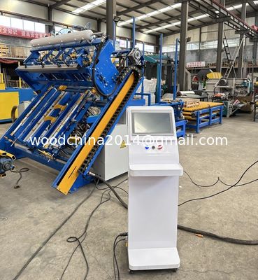 Najnowszy projekt Wysoce wydajna automatyczna maszyna do wykonywania palet z drewna / Euro And Stringer Palet Nailing Machine