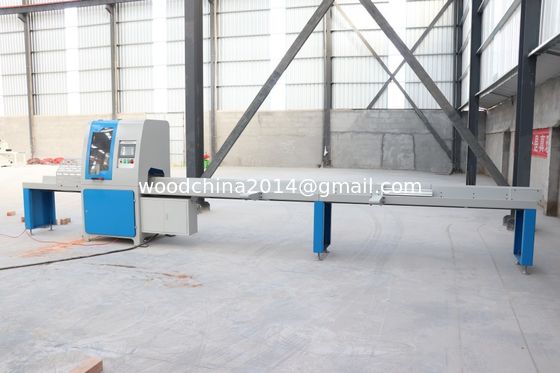 Maszyna do palet drewnianych Automatyczna deska do cięcia Maszyna do piły Siemens PLC Ekran dotykowy