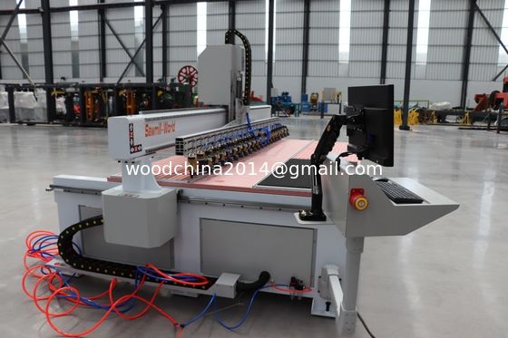 MDF Panel ściany Sufit dźwięk odporny na zamówienie 2400-3000mm Akustyczny Panel Nailing Machine na sprzedaż