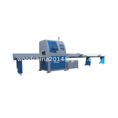 China Wysokiej dokładności Automatyczny CNC Hydraulic Wood Palet Cutting Saw Machine For Sawmill