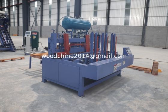 Euro Wood Block Palet Making Machine 4 Stringer w/Stacker Palet Nailer Assembly System
