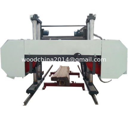 Dia 2500mm CNC Horizontal Automatic Wood Bandsaw Machine Band Saw Do Afrykańskiego cięcia drewna