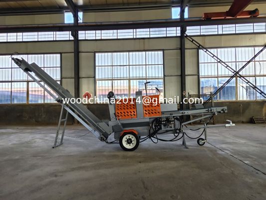 Rolnicze drwalarstwo Log Splitter z silnikiem benzynowym 15HP i silnikiem piły 4800rpm