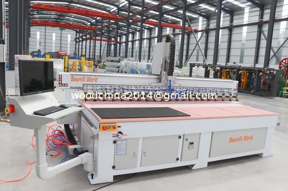 MDF Panel ścienne Sufit Dźwięk odporny na 2400-3000mm Akustyczny Panel Nailing Machine