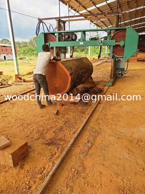 wysokiej jakości Log Wood Processing Sawmill Machine Horizontal Portable bandsaw saw saw mill Woodworking band Sawmill