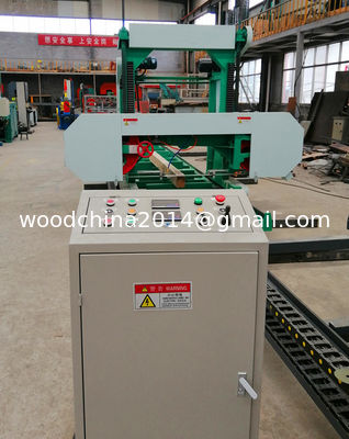 1000mm 1300mm Wood Portable Sawmill Electric Horizontal Bandsaw Band Saw Mill with inverter feeding