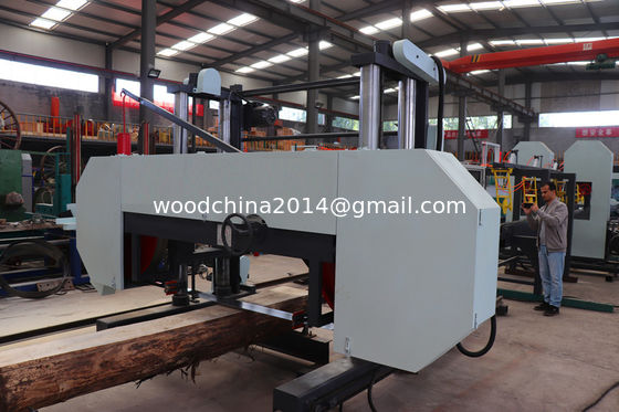 wysokiej jakości Log Wood Processing Sawmill Machine Horizontal Portable bandsaw saw saw mill Woodworking band Sawmill