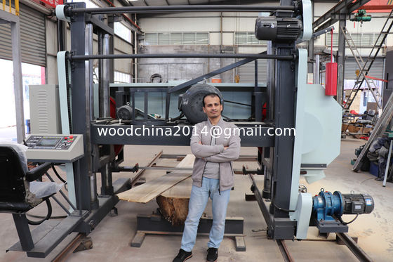 wysokiej jakości Log Wood Processing Sawmill Machine Horizontal Portable bandsaw saw saw mill Woodworking band Sawmill